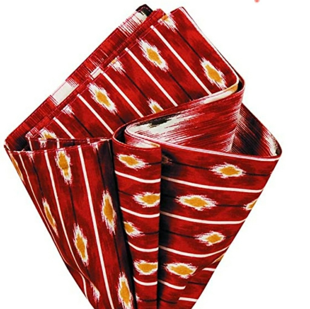 Ikat Reversible Cotton Machine Washable Napkin 18x